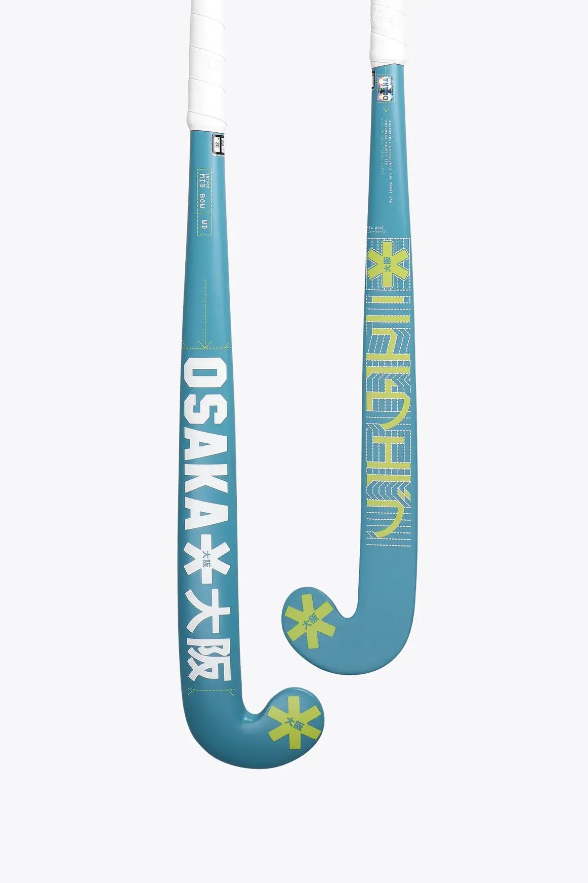 Osaka Mid Bow WD Zaalhockeystick Retro Blue