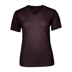 The Indian Maharadja Women Dry Touch Round Neck Dark Berry