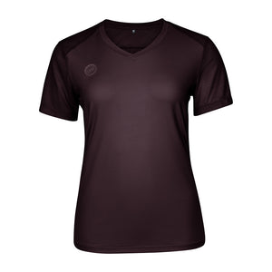 The Indian Maharadja Women Dry Touch Round Neck Dark Berry