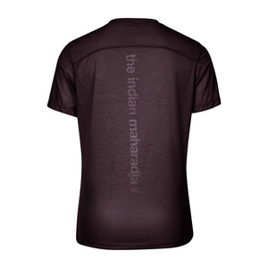 The Indian Maharadja Women Dry Touch Round Neck Dark Berry