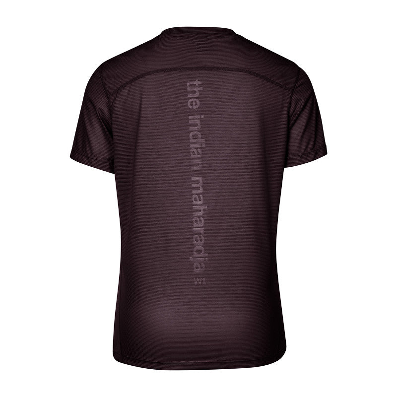 The Indian Maharadja Women Dry Touch Round Neck Dark Berry