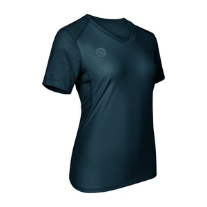 The Indian Maharadja Women Dry Touch Round Neck Ocean