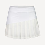 The Indian Maharadja women pleated skirt white