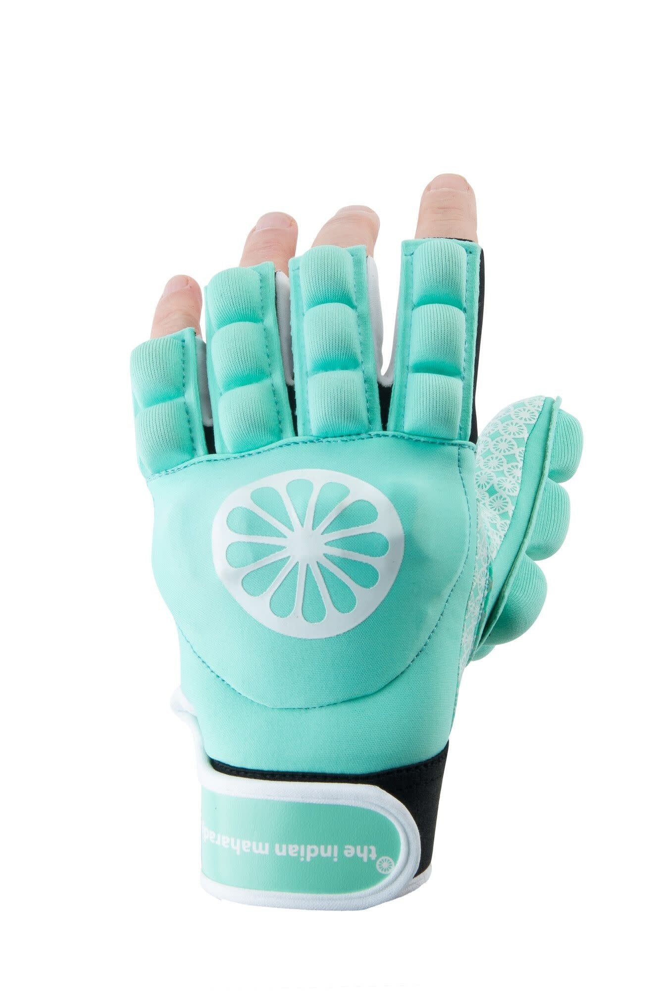 The Indian Maharadja Shell Foam Half Finger Mint S