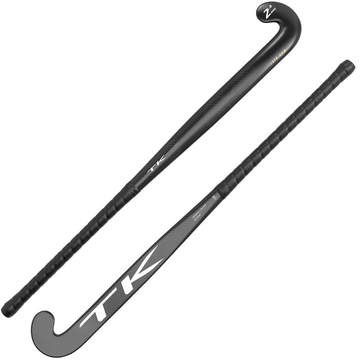 TK 2.4 Low Bow Black - White Indoor Hockeystick 36.5 Inch