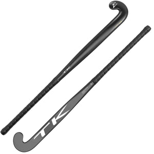 TK 2.4 Low Bow Black - White Indoor Hockeystick 36.5 Inch