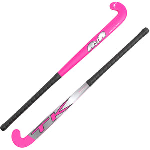 TK 3 Control Bow Pink - Silver Junior Zaalhockeystick