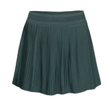 The Indian Maharadja Women Fine Pleated Skirt Hunter Green