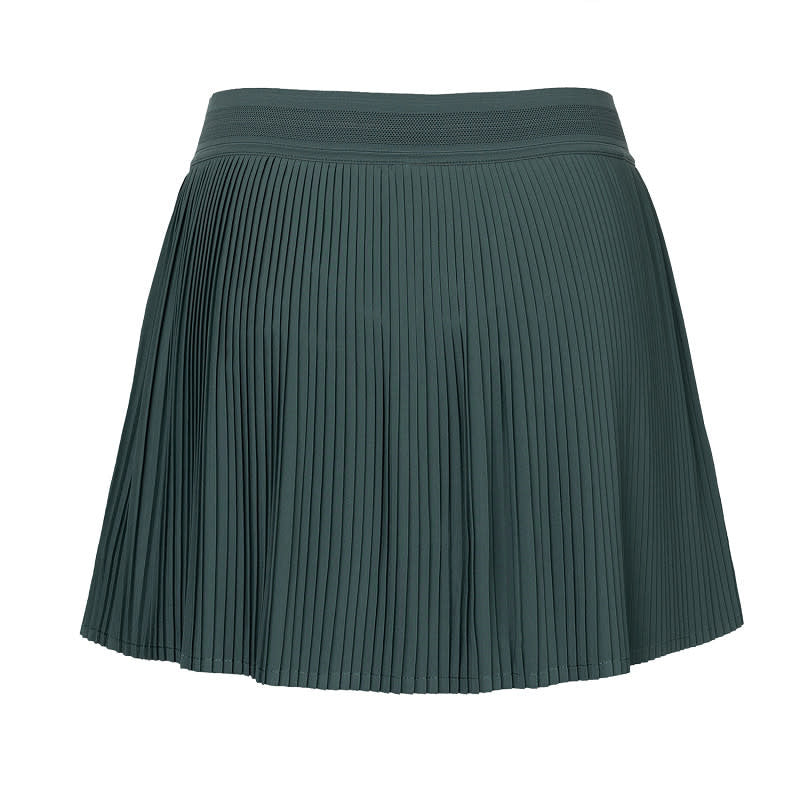 The Indian Maharadja Women Fine Pleated Skirt Hunter Green