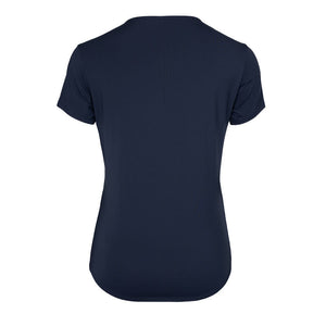 The Indian Maharadja Women Breeze Round Neck Tee Navy