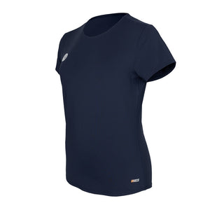 The Indian Maharadja Women Breeze Round Neck Tee Navy