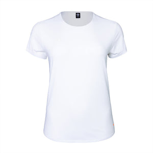 The Indian Maharadja Women Breeze Round Neck Tee White